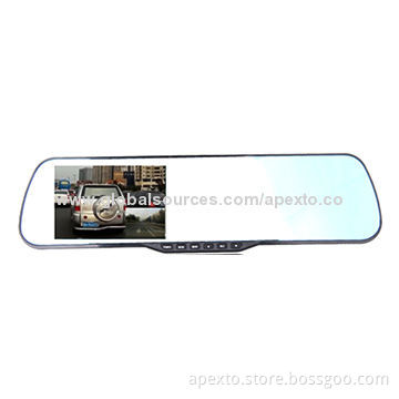 Car Rear-view Camera, AllWinner A10 Solution, 150° Viewing Angle, G-sensor and Motion Detection